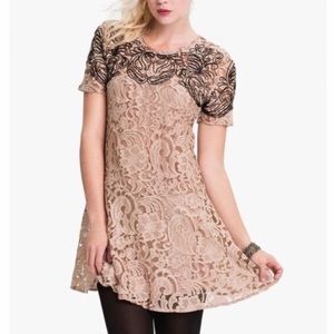 Free people sheer lace dress